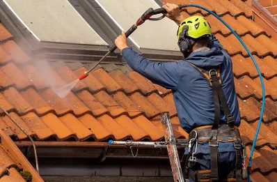Démoussage et hydrofuge de toiture aux Andelys
